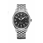 IWC Pilot’s Watch Mark XVIII Black Dial Silver Steel Strap Watch for Men - IW327015