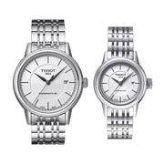 Tissot T Classic Carson Automatic White Dial Silver Steel Strap Watch For Women - T085.207.11.011.00