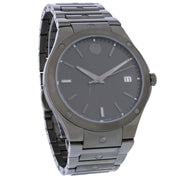 Movado Bold Verso Black Dial Black Steel Strap Watch for Men - 3600863