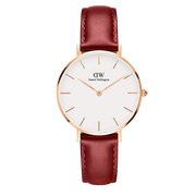 Daniel Wellington Classic Suffolk White Dial Brown Leather Strap Watch For Men - DW00100122