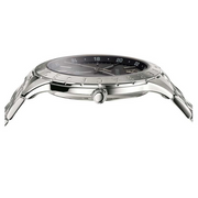 Versace Univers Analog Black Dial Silver Steel Strap Watch for Men - VEBK00418