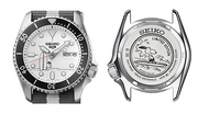 Seiko 5 Sports x Peanuts Surfboard Snoopy Limited Edition White Dial Two Tone NATO Strap Watch For Men - SRPK25K1