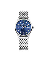 Maurice Lacroix Eliros Sunbrushed Blue Dial Silver Steel Strap Watch for Women - EL1094-SS002-130-1
