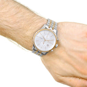 Hugo Boss Jet Chronograph Silver Dial Two Tone Steel Strap Watch for Men - 1513385