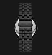 Michael Kors Cunningham Chronograph Black Dial Black Steel Strap Watch For Men - MK8965