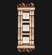 Guess Mod Heavy Metal Rose Gold Dial Rose Gold Steel Strap Watch For Women - W1117L3