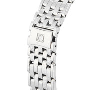Omega De Ville Prestige Co-Axial Orbis Blue Dial Silver Steel Strap Watch for Men - 424.10.40.20.03.001