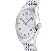 Tudor 1926 Automatic White Dial Silver Steel Strap Watch for Men - M91650-0005