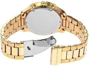 Michael Kors Berkley Chronograph Gold Dial Gold Steel Strap Watch For Women - MK7411