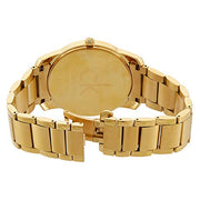 Calvin Klein City Silver Dial Gold Steel Strap Watch for Men - K2G21546