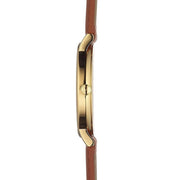 Tissot T Classic Everytime White Dial Brown Leather Strap Watch For Men - T109.410.36.031.00