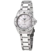 Tag Heuer Aquaracer Professional 200 Quartz Diamond Mother of Pearl Dial Silver Steel Strap Watch for Women - WBP1416.BA0622