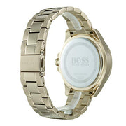 Hugo Boss Premiere Rose Gold Dial Rose Gold Steel Strap Watch for Women - 1502443