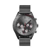Hugo Boss Talent Chronograph Gunmetal Grey Dial Grey Mesh Bracelet Watch for Men - 1513637
