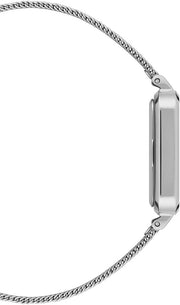 Daniel Wellington Quadro Unitone Silver Dial Silver Mesh Strap Watch For Women - DW00100486