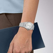 Tissot PRX Powermatic 80 White Dial Silver Steel Strap Watch for Men - T137.207.11.111.00