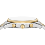 Emporio Armani Classic White Dial Two Tone Steel Strap Watch for Men  - AR11603