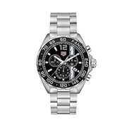 Tag Heuer Formula 1 Chronograph Black Dial Silver Steel Strap Watch for Men - CAZ101H.BA0842