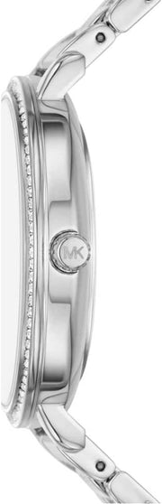Michael Kors Pyper Analog Gray Dial Silver Steel Strap Watch For Women -  MK4672