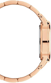 Daniel Wellington Iconic Link Emerald Green Dial Rose Gold Steel Strap Watch For Women - DW00100421