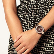 Fossil Stella Multifunction Brown Dial Two Tone Steel Strap Watch for Women - ES4079