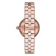Emporio Armani Arianna Black Dial Rose Gold Stainless Steel Watch For Women - AR11197