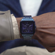 Guess Dress Multifunction Blue Dial Blue Steel Strap Watch for Men - GW0631G3