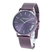 Coach Perry Purple Dial Purple Mesh Bracelet Watch for Women - 14503484