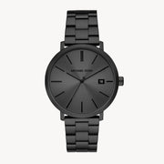 Michael Kors Blake Three-Hand Black Dial Black Steel Strap Watch for Men - MK9135