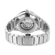 Emporio Armani Meccanico Automatic Blue Dial Silver Steel Strap Watch For Men - AR60052