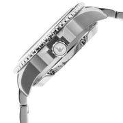 Emporio Armani Sea Explorer Meccanico Automatic Green Dial Silver Steel Strap Watch For Men - AR60061