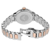 Emporio Armani Three Hand Mother of Pearl Dial Two Tone Steel Strap Watch For Women - AR11569