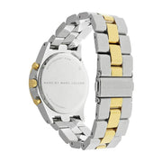 Marc Jacobs Henry Chronograph Silver Dial Two Tone Steel Strap Watch for Women - MBM3197