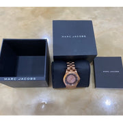 Marc Jacobs Henry Rose Gold Dial Rose Gold Steel Strap Watch for Women - MBM3293