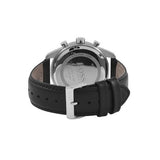Hugo Boss Skymaster Chronograph Black Dial Black Leather Strap Watch for Men - 1513782