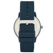 Lacoste 12.12 Move Blue Dial Blue Silicon Strap Watch for Men - 2011241