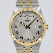 Tudor Royal Automatic Silver Dial Two Tone Steel Strap Watch for Men - M28603-0001