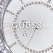 Guess Montage Quartz Silver Dial Silver Steel Strap Watch For Women - GW0588L2