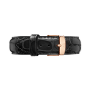 Daniel Wellington Classic Reading Black Dial Black Leather Strap Watch For Women - DW00100141