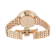 Swarovski Crystalline Chic Analog Black Dial Rose Gold Steel Strap Watch for Women - 5544587