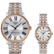 Tissot T Classic Carson Premium 30 White Dial Two Tone Steel Strap Watch for Women - T122.207.22.033.00
