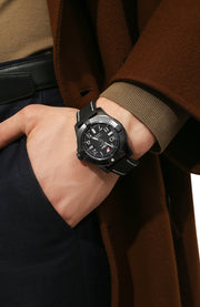 Breitling Avenger Automatic 45 Seawolf Night Mission Black Dial Black Nylon Strap Watch for Men - V17319101B1X1