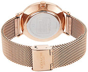 Coach Perry White Rose Gold Mesh Bracelet Watch for Women - 14503126