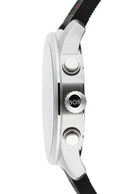 Hugo Boss Professional Black Dial Black Silicone Strap Watch for Men - 1513525