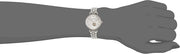 Emporio Armani Meccanico Gianni T-Bar Automatic Silver Dial Silver Steel Strap Watch For Women - AR60022