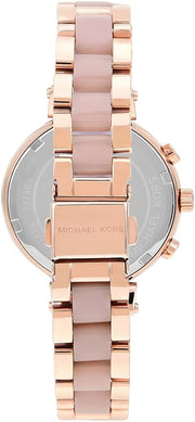 Michael Kors Sofie Chronograph Rose Gold Dial Rose Gold Steel Strap Watch For Women - MK6560