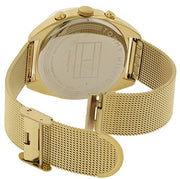 Tommy Hilfiger Mia Gold Dial Gold Mesh Bracelet Watch for Women - 1781488