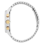 Hugo Boss Navigator Chronograph White Dial Two Tone Steel Strap Watch for Men - 1513499