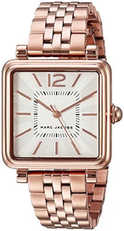 Marc Jacobs Vic Silver Dial Rose Gold Steel Strap Watch for Women - MJ3514