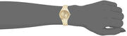 Guess Cosmo Diamonds Gold Dial Gold Steel Strap Watch For Women - GW0033L2